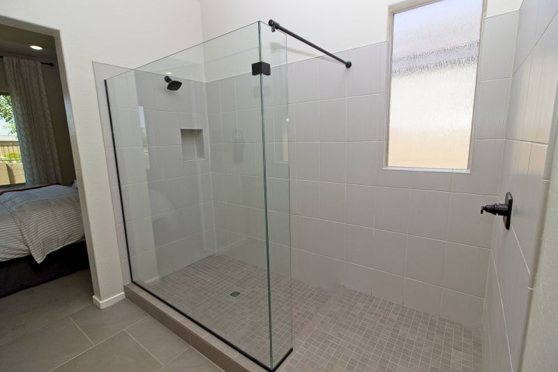 Open-Concept Shower Area